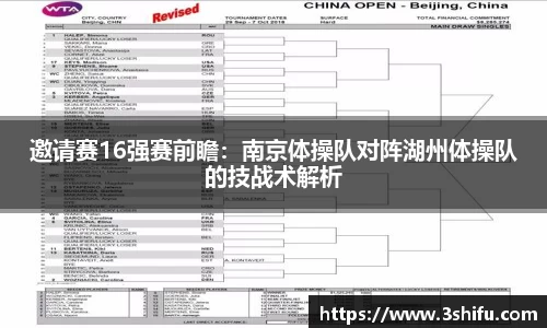 邀请赛16强赛前瞻：南京体操队对阵湖州体操队的技战术解析